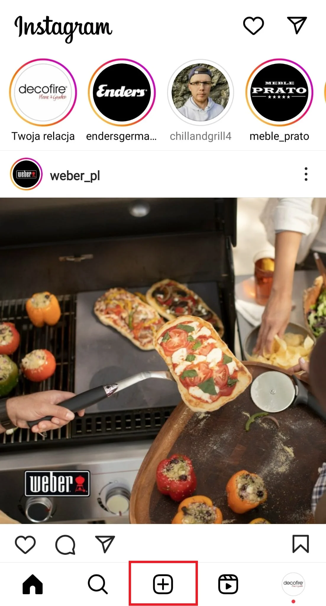 jak wstawić post na ig